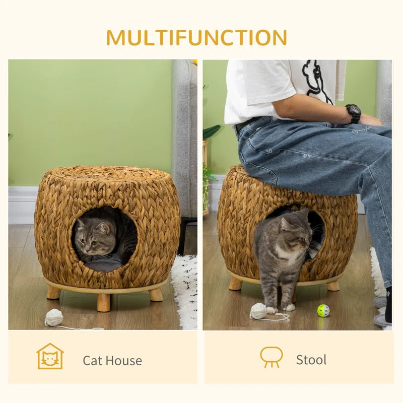 Tina Cotton Pet Bed - Comfortable, Durable, and Stylish for Your Cat