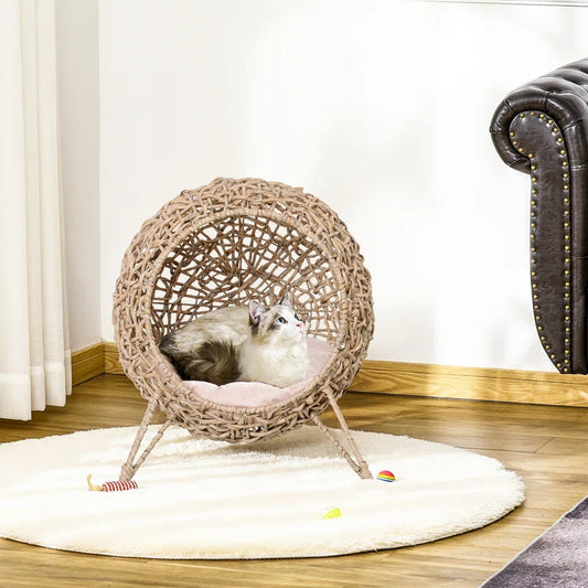 Cat Bed with Elevated Stability and Air Circulation by PawHut