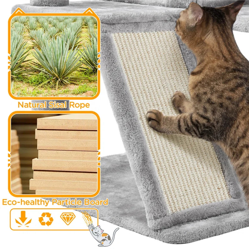 Loughborough 137mm H Cat Tree - The Ultimate Multi-Level Haven for Cats