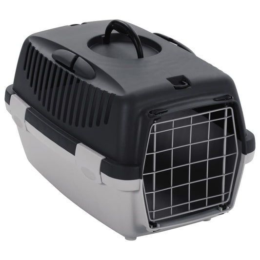 Pet Transport Box Grey and Black – Premium Quality, Secure, and Lightweight for Hassle-Free Travels
