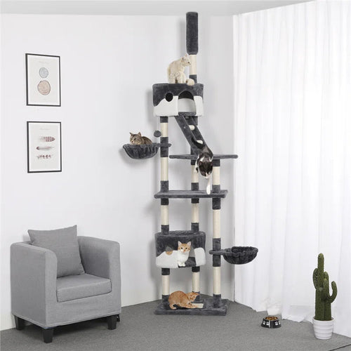 Samira 255Mm H Cat Tree - Premium Climbing Adventure for Your Feline Friend