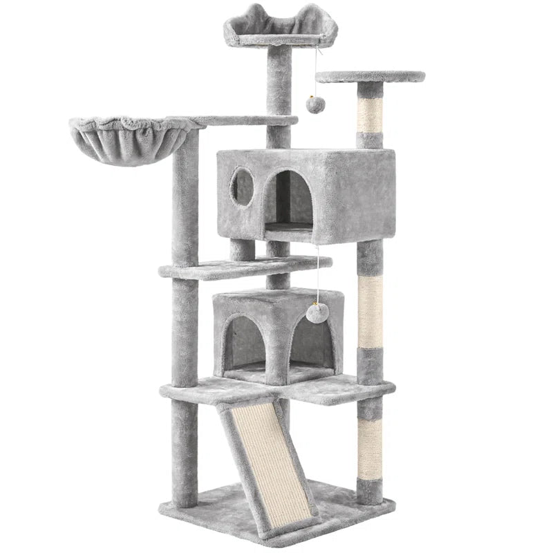 Loughborough 137mm H Cat Tree - The Ultimate Multi-Level Haven for Cats