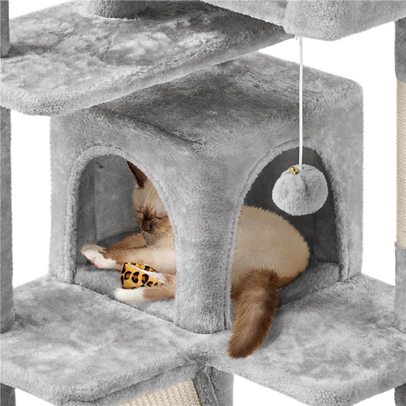 Loughborough 137mm H Cat Tree - The Ultimate Multi-Level Haven for Cats