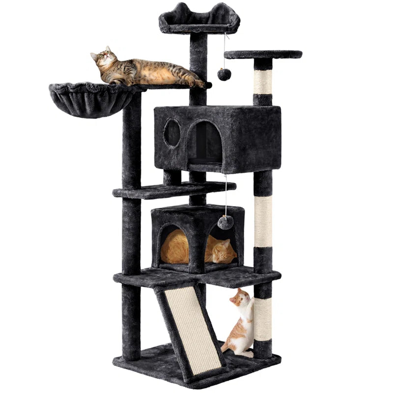 Loughborough 137mm H Cat Tree - The Ultimate Multi-Level Haven for Cats