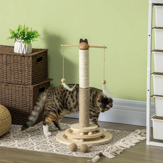 Crosby Scratching Post: Durable Play and Scratch Hub for Cats