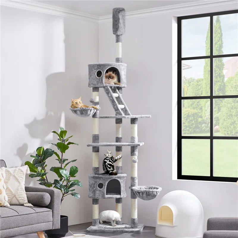 Samira 255Mm H Cat Tree - Premium Climbing Adventure for Your Feline Friend