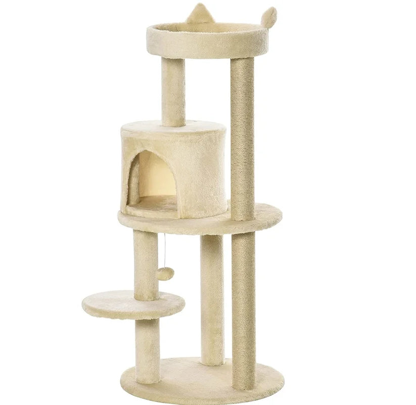 Grady 104Cm H Cat Tree: Exclusive Multi-Functional Haven for Happy Cats