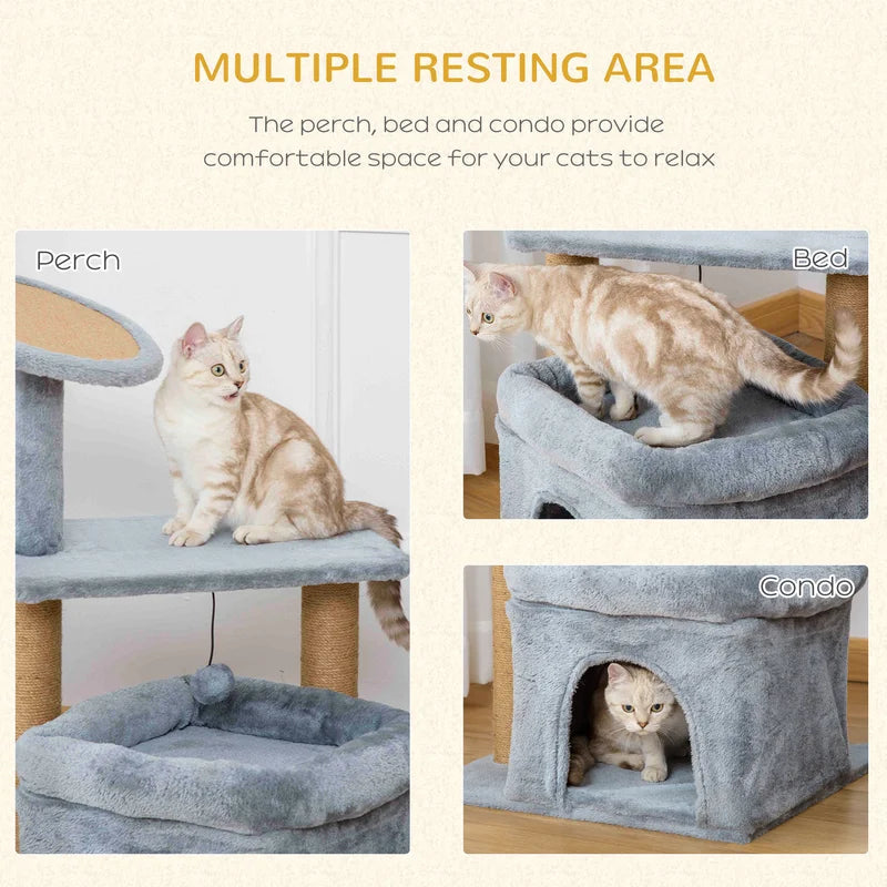 Paw Hut Cat Perch - Your Cat's New Favourite Spot to Play and Relax!