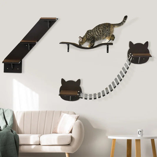 12Cm Wall Mounted Cat Perch - Premium Quality and Space-Saving Solution for Happy Cats