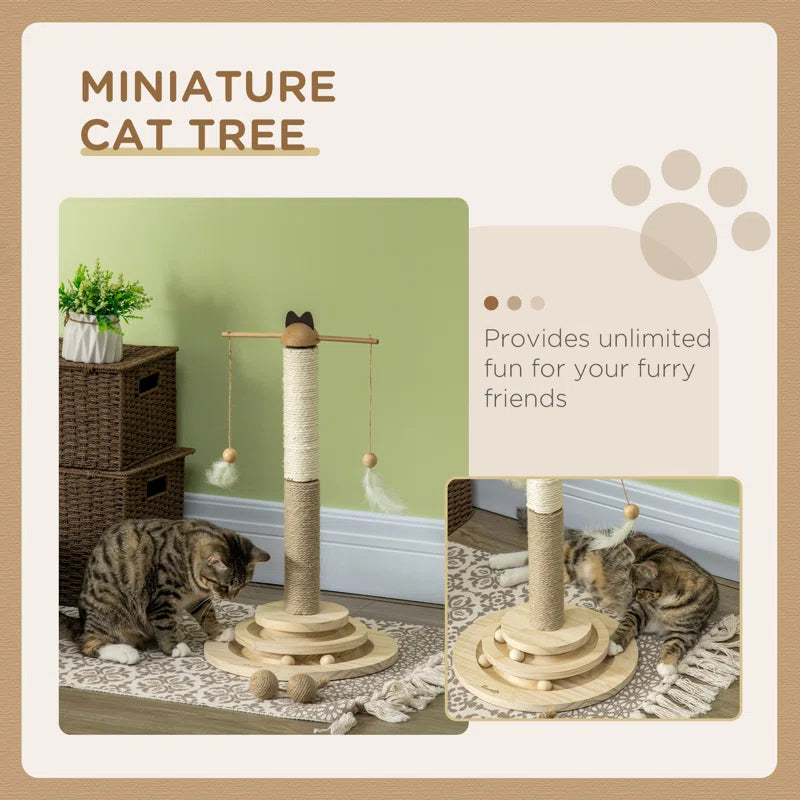 Crosby Scratching Post: Durable Play and Scratch Hub for Cats