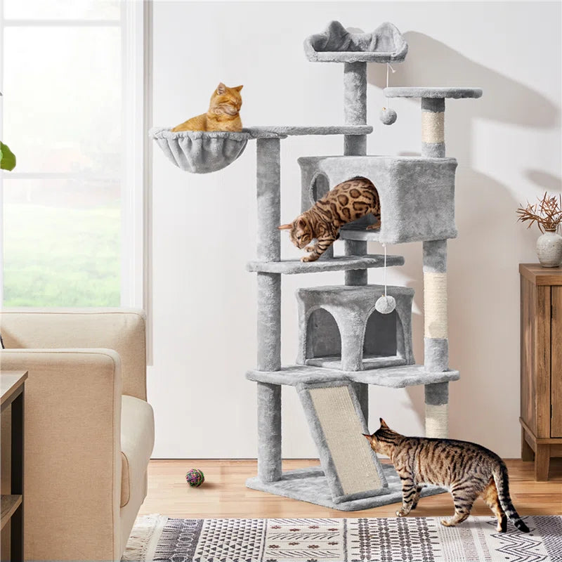 Loughborough 137mm H Cat Tree - The Ultimate Multi-Level Haven for Cats