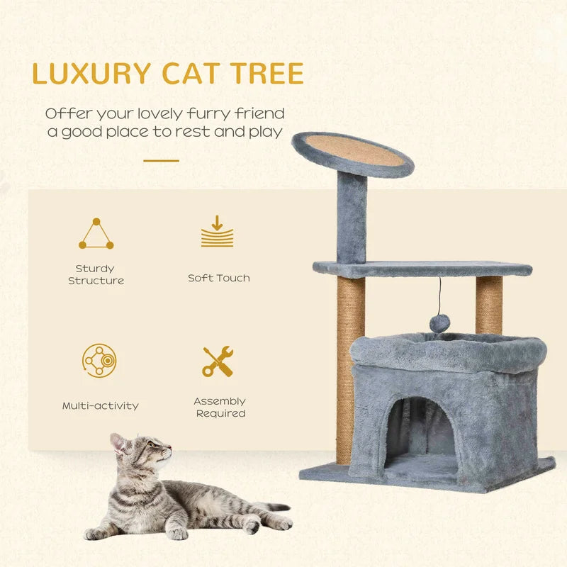Paw Hut Cat Perch - Your Cat's New Favourite Spot to Play and Relax!