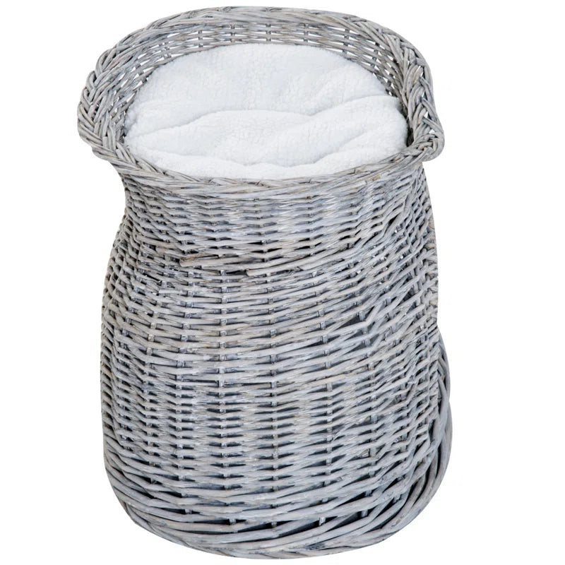 2-Tier Basket Weave Cat Bed: A Perfect Blend of Style and Comfort