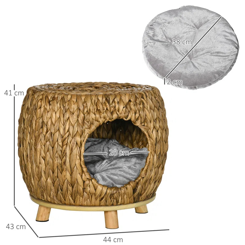 Tina Cotton Pet Bed - Comfortable, Durable, and Stylish for Your Cat