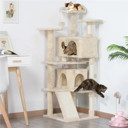 Loughborough 137mm H Cat Tree - The Ultimate Multi-Level Haven for Cats