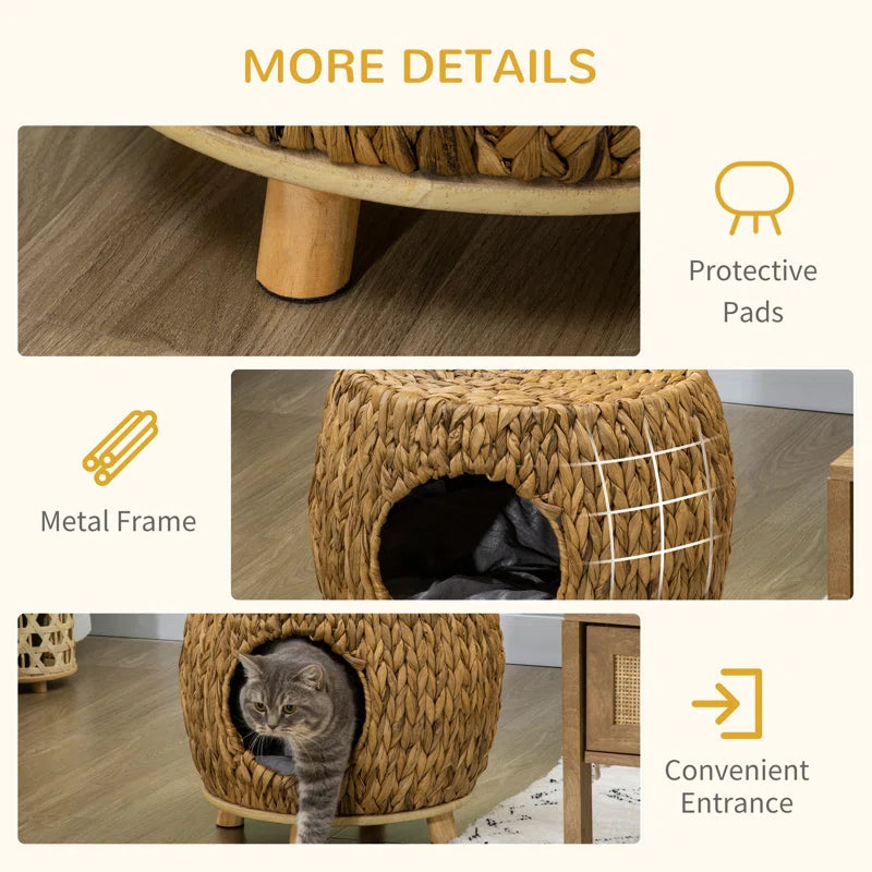 Tina Cotton Pet Bed - Comfortable, Durable, and Stylish for Your Cat