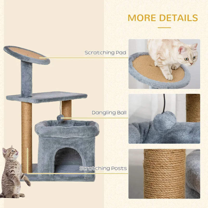Paw Hut Cat Perch - Your Cat's New Favourite Spot to Play and Relax!